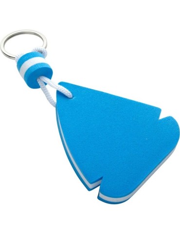 Porte-clés flotteur 'bateau à voile'