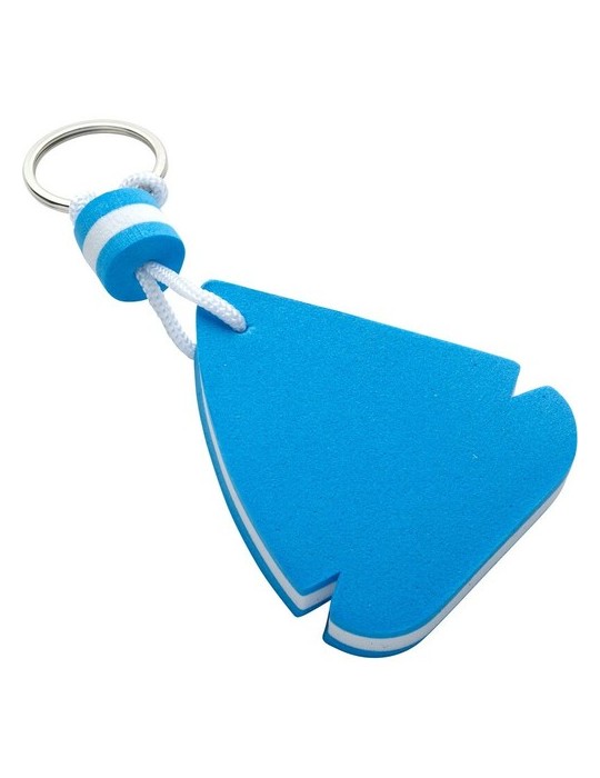 Porte-clés flotteur 'bateau à voile'