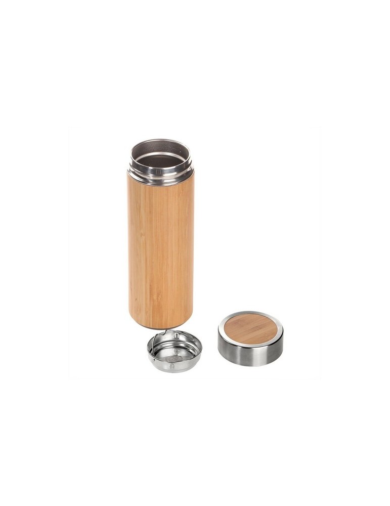 Thermos en bambou 350 ml avec infuseur | Christian