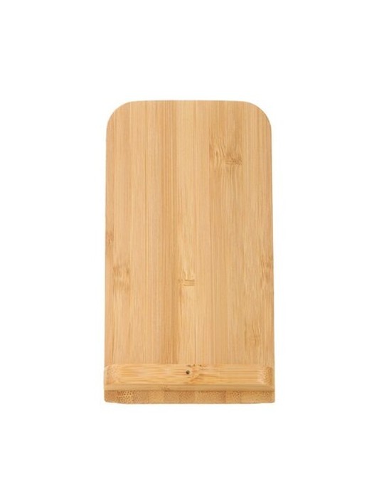 B'RIGHT chargeur sans fil en bambou 10W, support pour téléphone | Wilder