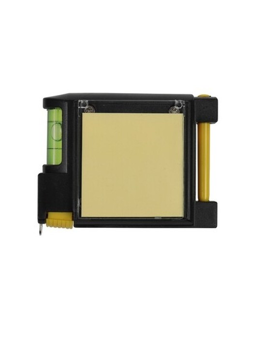 Mètre-ruban 2m, niveau à bulle, carnet, stylo bille | Lincoln