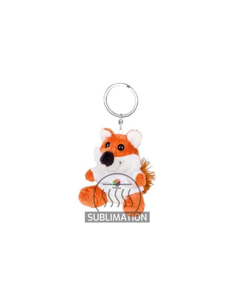 Renard en peluche, porte-clés | Canny
