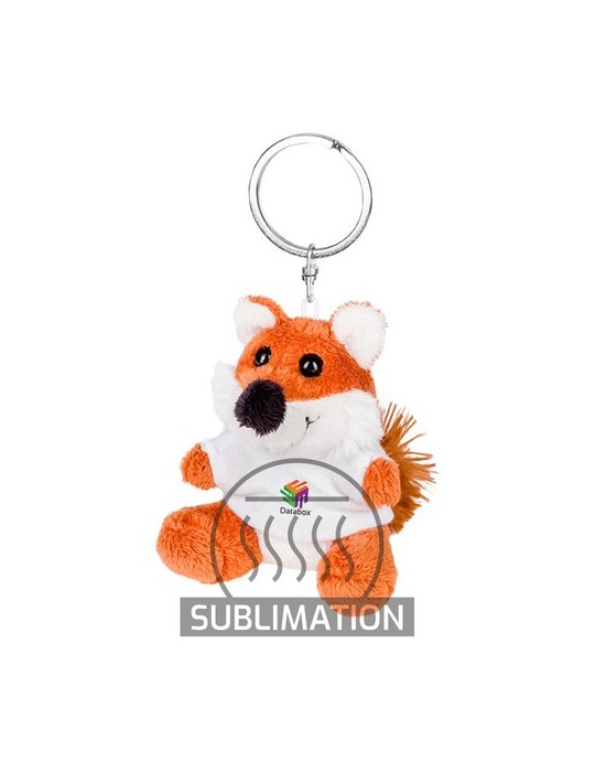 Renard en peluche, porte-clés | Canny