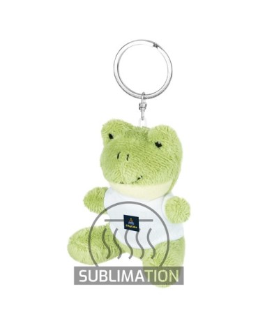 Grenouille en peluche, porte-clés | Sallie