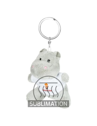 Hippopotame en peluche, porte-clés | Patsy