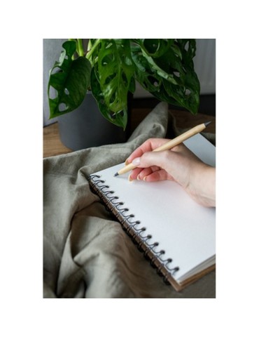 Stylo bille en bambou 2 en 1, crayon "infini" | Mikayla Matières : bambou Couleurs : vert clair 2
