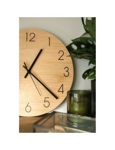 Horloge murale en bambou | Imani 2