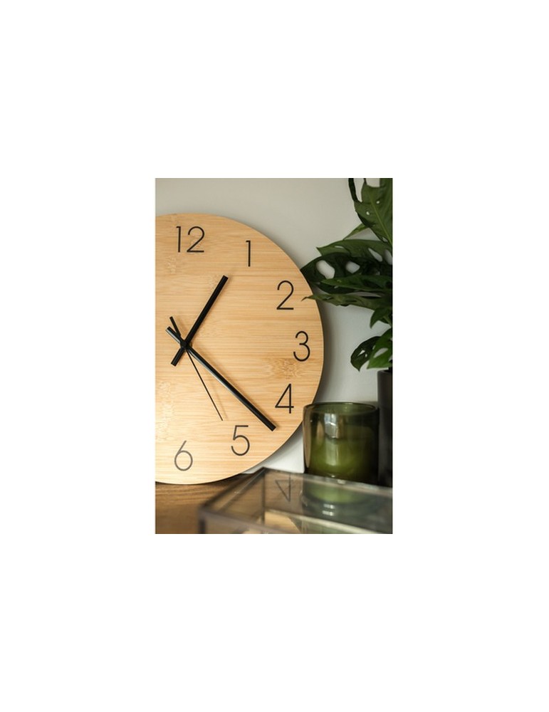 Horloge murale en bambou | Imani