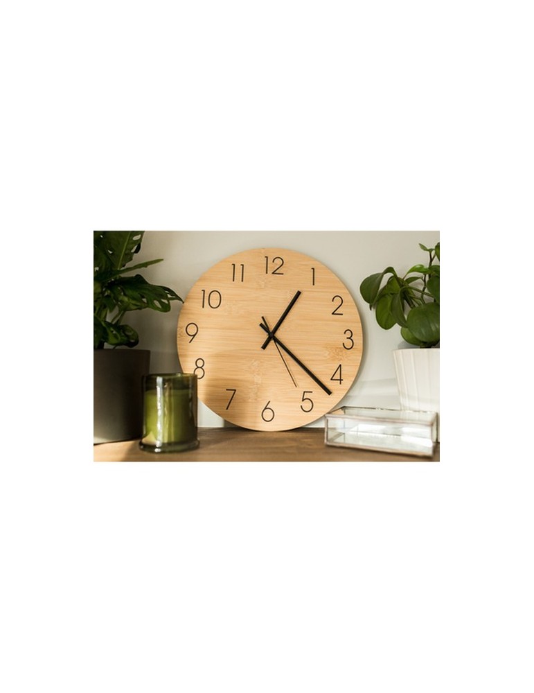 Horloge murale en bambou | Imani