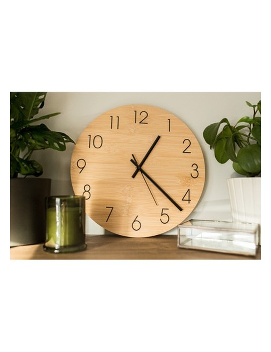 Horloge murale en bambou | Imani