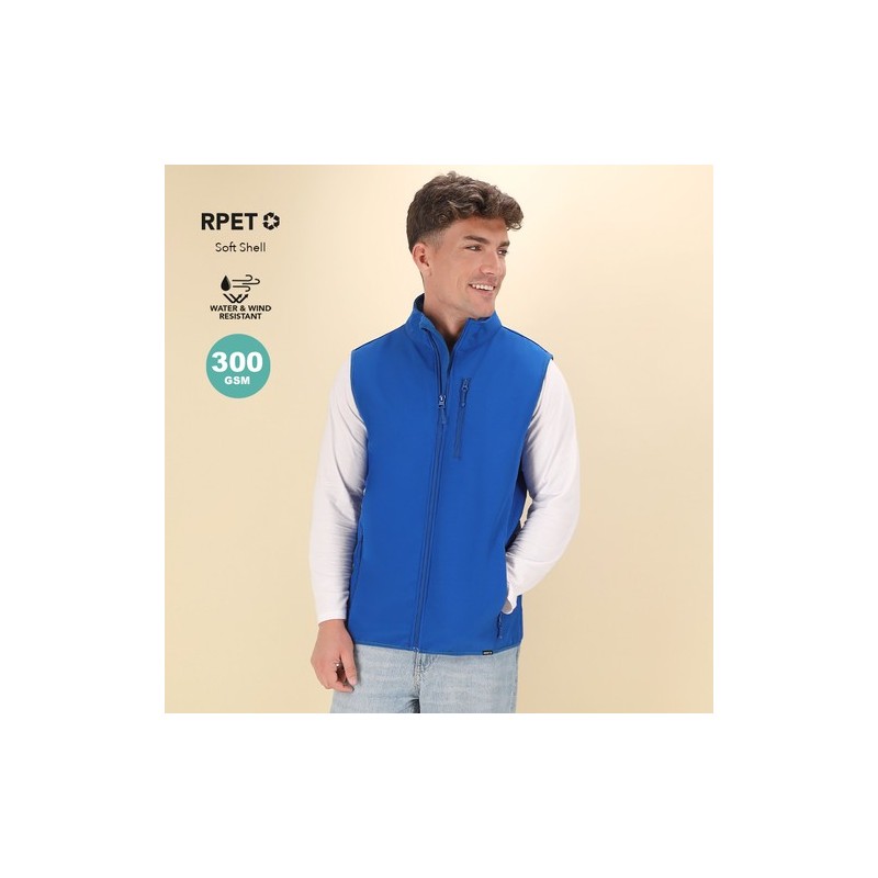 Gilet Éco-responsable Résistant Personnalisé pas cher Jandro Matières : élasthanne Taille textile : XXL Couleurs : noir personna