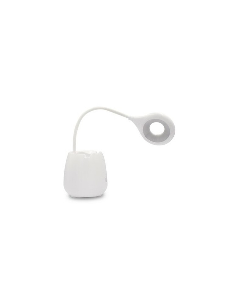 Lampe de bureau, enceinte sans fil 3W, support de téléphone portable, porte-crayons bureau | Asar