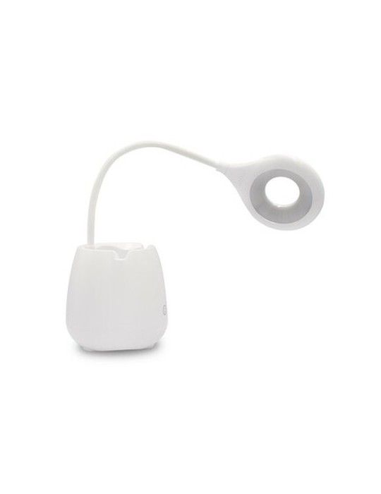 Lampe de bureau, enceinte sans fil 3W, support de téléphone portable, porte-crayons bureau | Asar