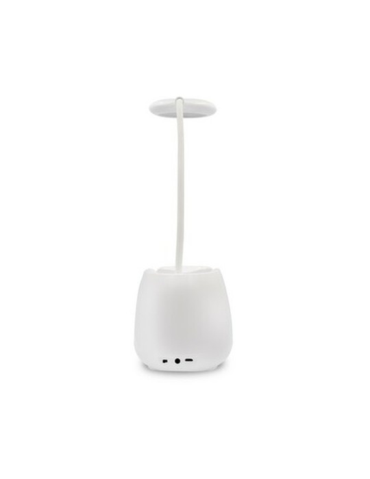 Lampe de bureau, enceinte sans fil 3W, support de téléphone portable, porte-crayons bureau | Asar