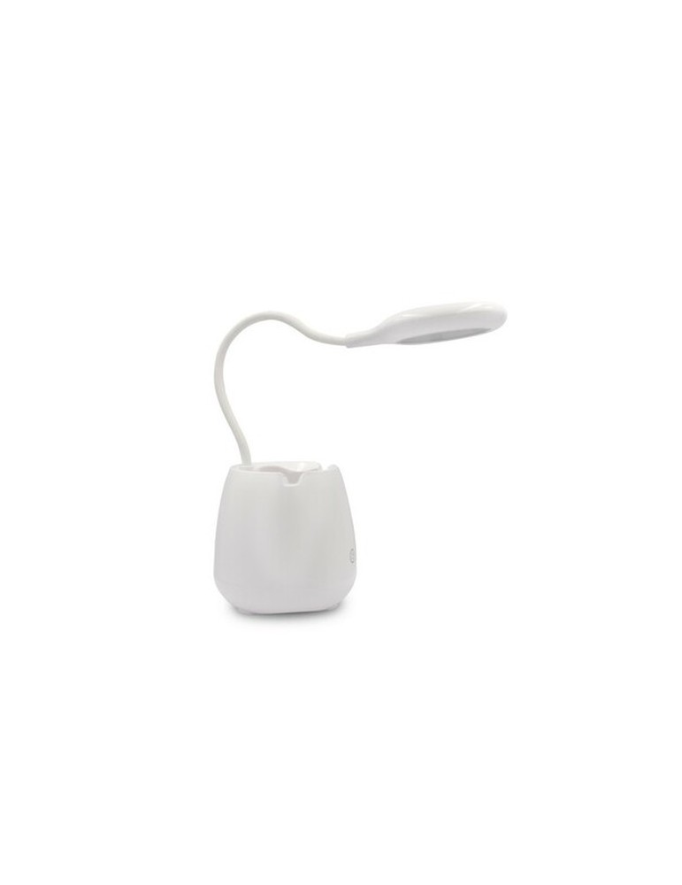 Lampe de bureau, enceinte sans fil 3W, support de téléphone portable, porte-crayons bureau | Asar