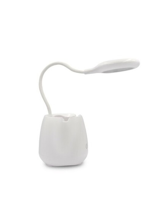 Lampe de bureau, enceinte sans fil 3W, support de téléphone portable, porte-crayons bureau | Asar