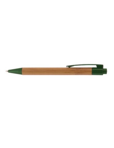 Stylo bille en bambou Matières : bambou Couleurs : vert 2