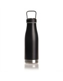 Bouteille isotherme 500 ml Mauro Conti, tasse avec récipient | Noah Matières : acier inoxydable Couleurs : noir