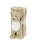 Ours avec une couverture | Phil Matières : polyester Couleurs : beige