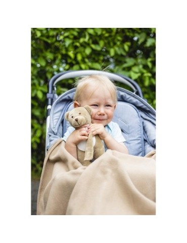 Ours avec une couverture | Phil Matières : polyester Couleurs : beige cadeau entreprise pas cher