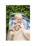 Ours avec une couverture | Phil Matières : polyester Couleurs : beige cadeau entreprise pas cher