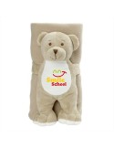 Ours avec une couverture | Phil Matières : polyester Couleurs : beige cadeau collaborateur premium