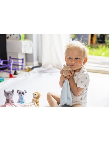 Hippopotame en peluche mini couverture | Ronnie 2