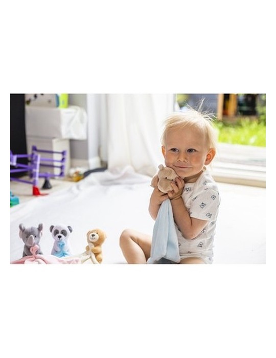 Hippopotame en peluche mini couverture | Ronnie