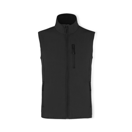 Gilet Éco-responsable Résistant Personnalisé pas cher Jandro Matières : élasthanne Taille textile : XL Couleurs : noir objet pub