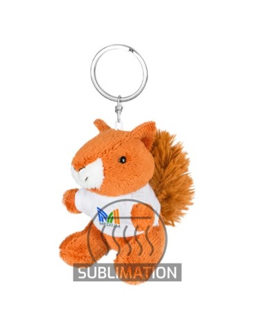 Écureuil en peluche, porte-clés | Ginny