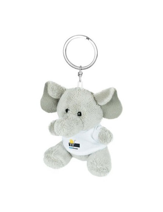 Éléphant en peluche, porte-clés | Hugo