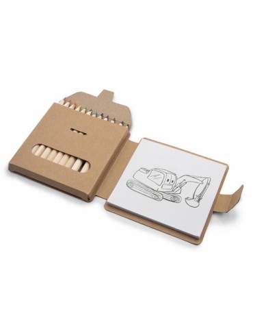 Set de coloriage, crayons de couleur | Alondra