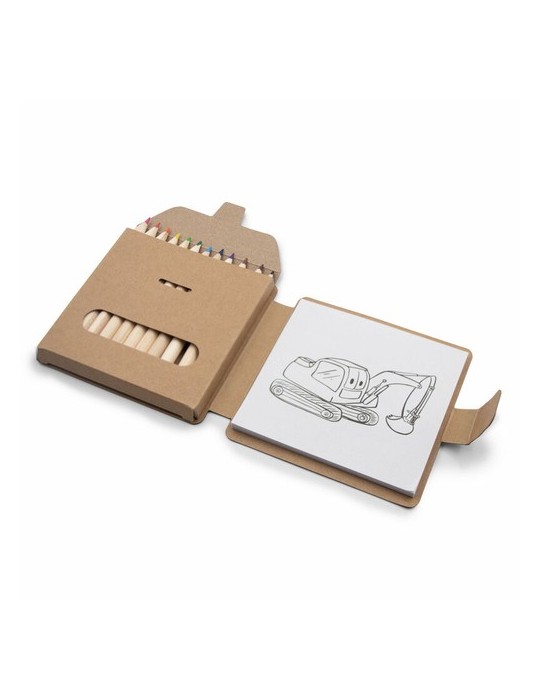 Set de coloriage, crayons de couleur | Alondra