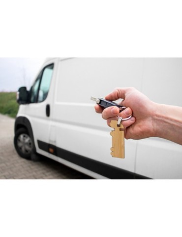 Porte-clés "camion" en bambou | Tuva 2