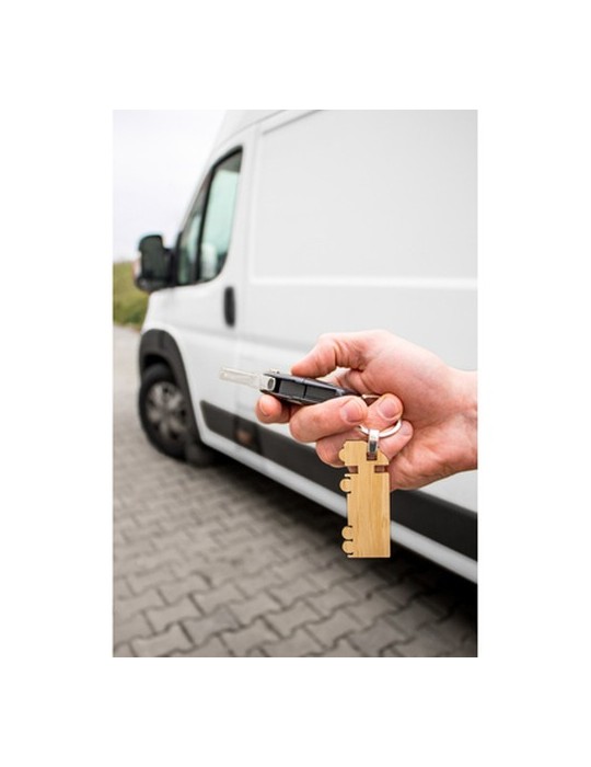 Porte-clés "camion" en bambou | Tuva