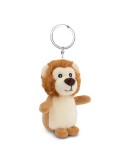 Lion en peluche, porte-clés | Bilge Couleurs : brun clair personnalisable avec votre logo
