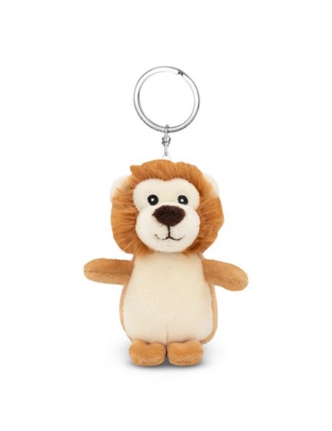 Lion en peluche, porte-clés | Bilge Couleurs : brun clair cadeau entreprise pas cher