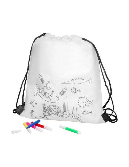 Sac à cordon pour colorier, feutres | Franklin