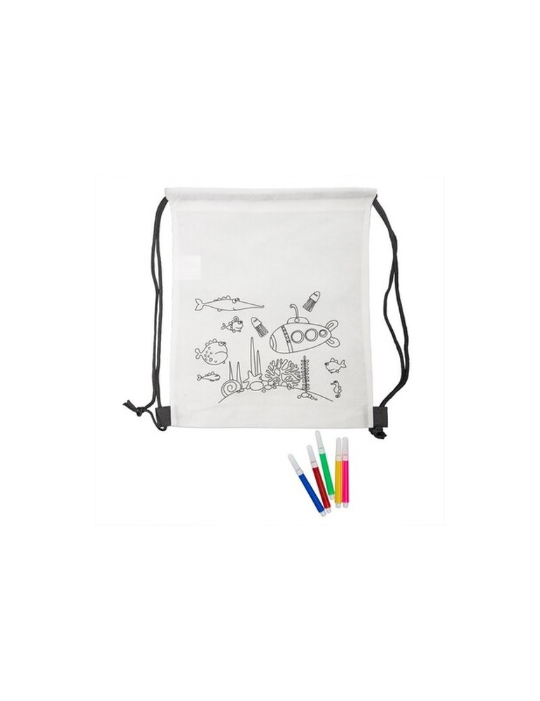 Sac à cordon pour colorier, feutres | Franklin