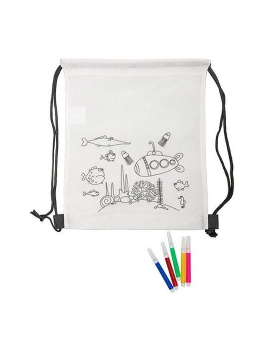 Sac à cordon pour colorier, feutres | Franklin