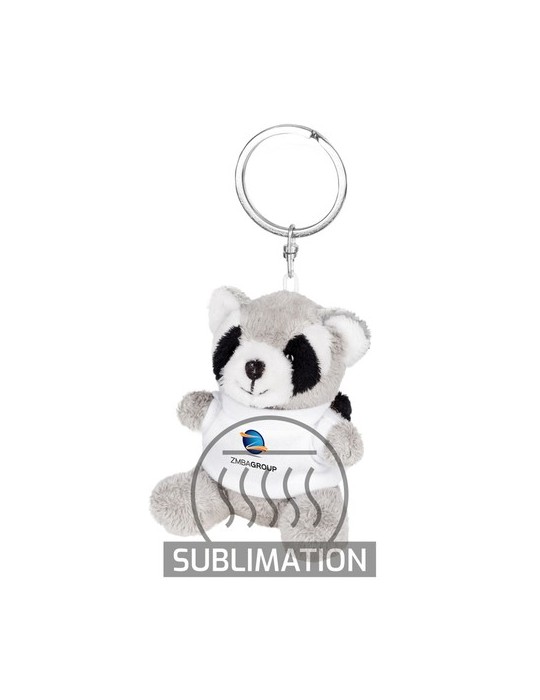 Racoon en peluche, porte-clés | Lewis