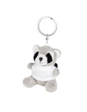 Racoon en peluche, porte-clés | Lewis Matières : polyester Couleurs : gris goodies publicitaire événementiel
