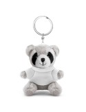 Racoon en peluche, porte-clés | Lewis Matières : polyester Couleurs : gris impression haute définition