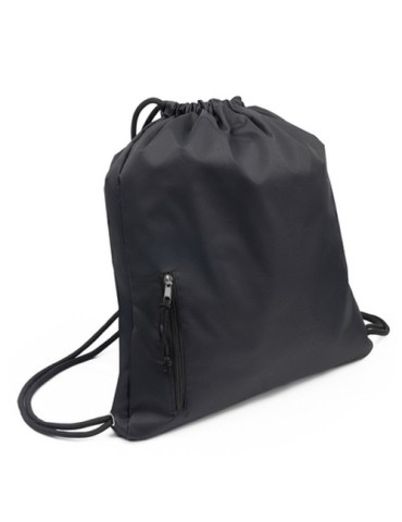 Sac à cordon | Salim Matières : polyester Couleurs : noir 2