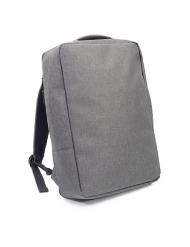 Sac à dos RPET, sacoche pour ordinateur portable 15,6" Matières : polyester Couleurs : gris 2