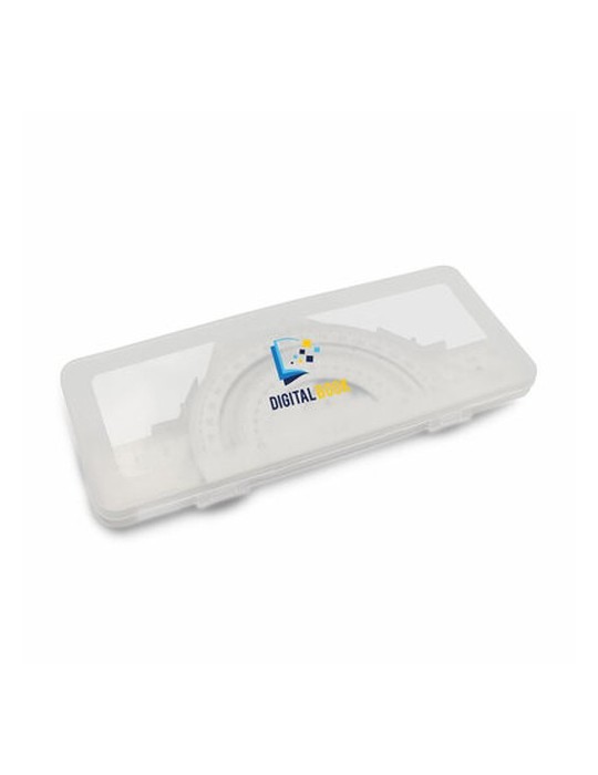 Set scolaire, règle, 2 équerres et rapporteur | Kaulana