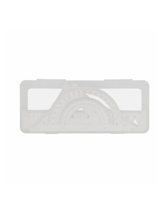 Set scolaire, règle, 2 équerres et rapporteur | Kaulana