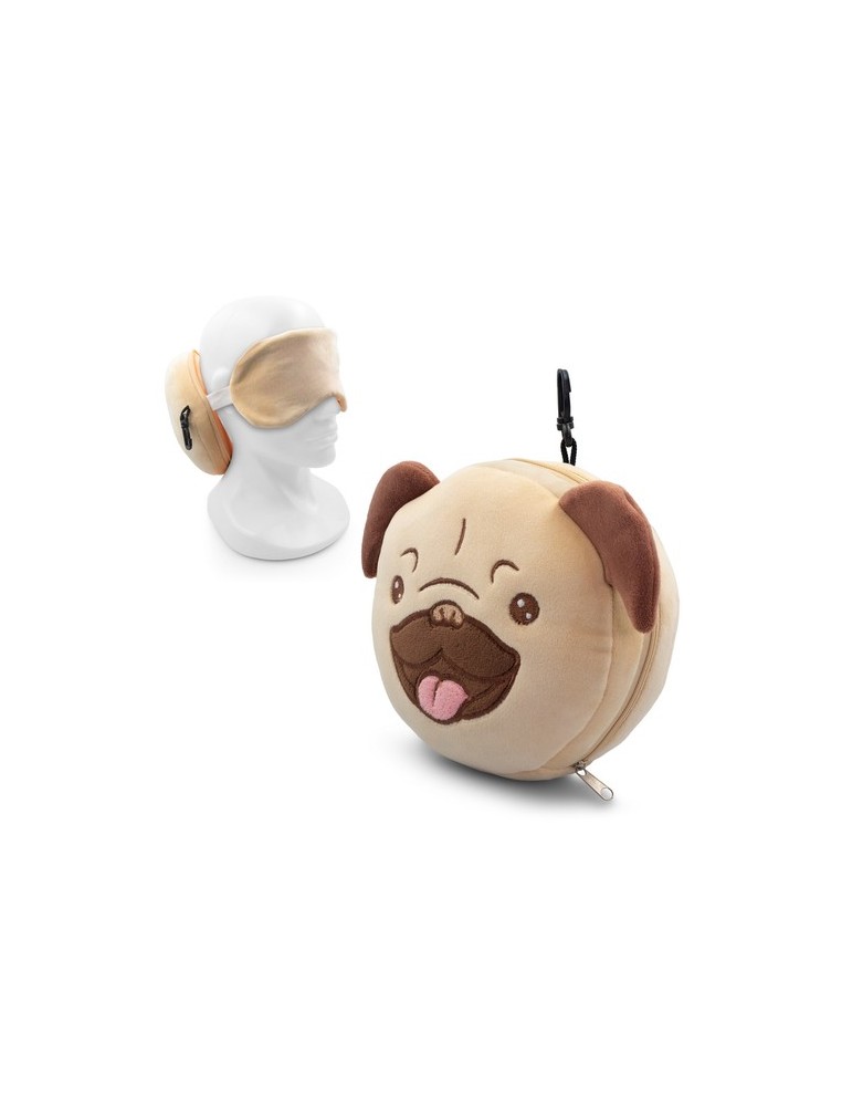Chien en peluche, oreiller de voyage, masque pour les yeux | Atta