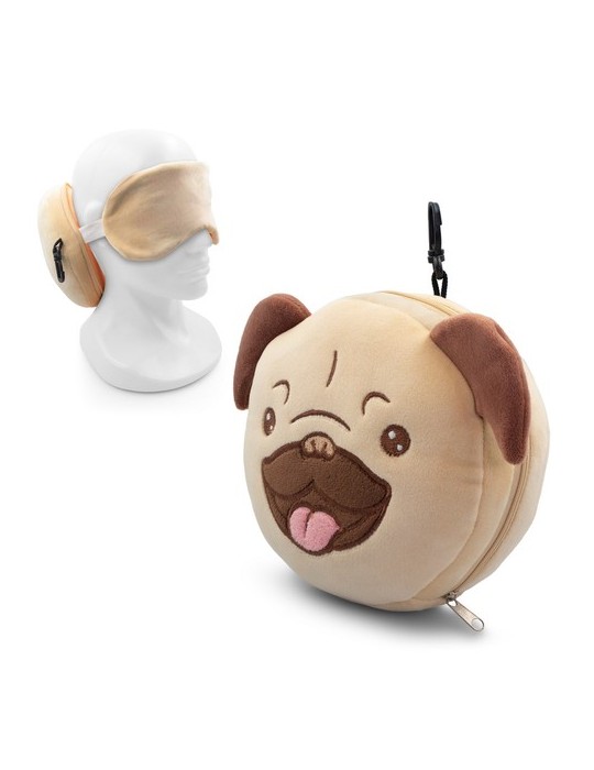 Chien en peluche, oreiller de voyage, masque pour les yeux | Atta