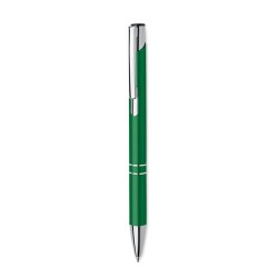 Stylo à bille  en aluminium recyclé personnalisable - BERN RA Matières : aluminium recyclé  Couleurs : vert impression haute déf